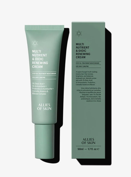 Allies of Skin Multi Nutrient & Dioic Renewing Cream NIB