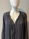 Isabel Marant Charcoal Billowy dress with Belt Size 36/2-Dresses-LAB