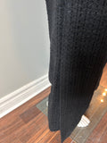 Rebecca Taylor Black Metallic Tweed Jumpsuit Size 4 NWT - LAB