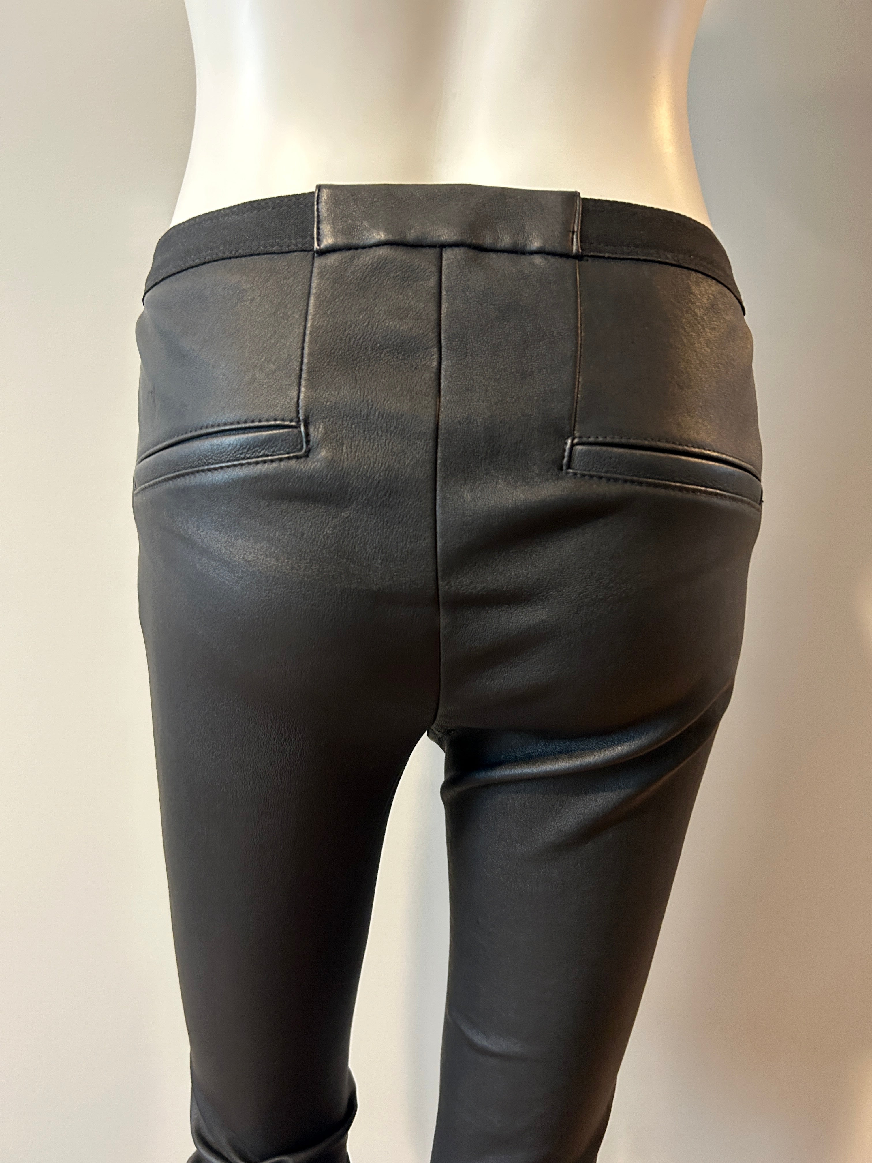 Helmut Lang Lamb Leather Pants Size 2 - LAB