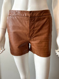 Object by Danier Leather Brown leather shorts Size 2