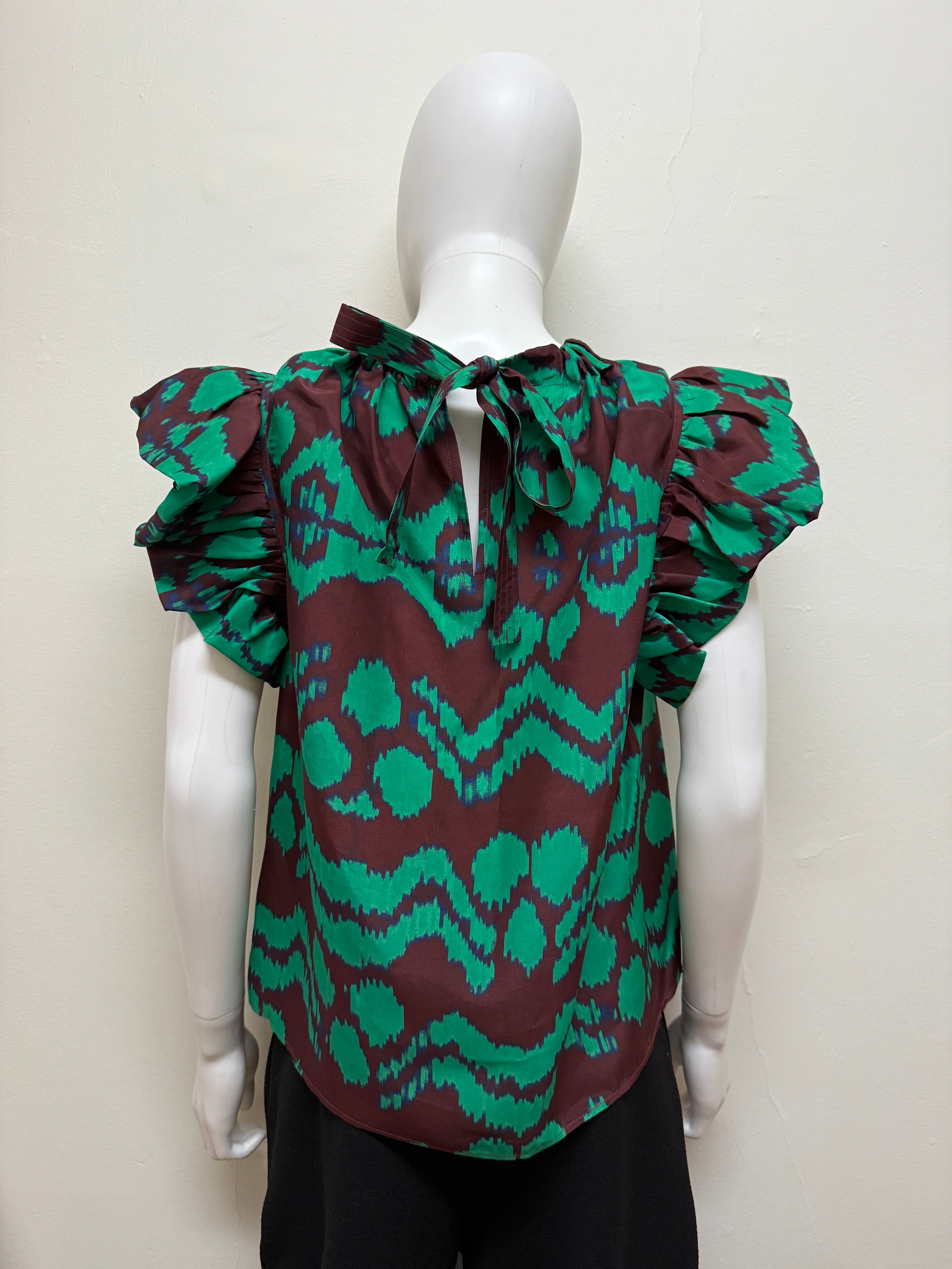 Ulla Johnson Iren Silk Blouse - LAB
