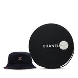 Chanel Terry Cloth CC Bucket Hat Blue