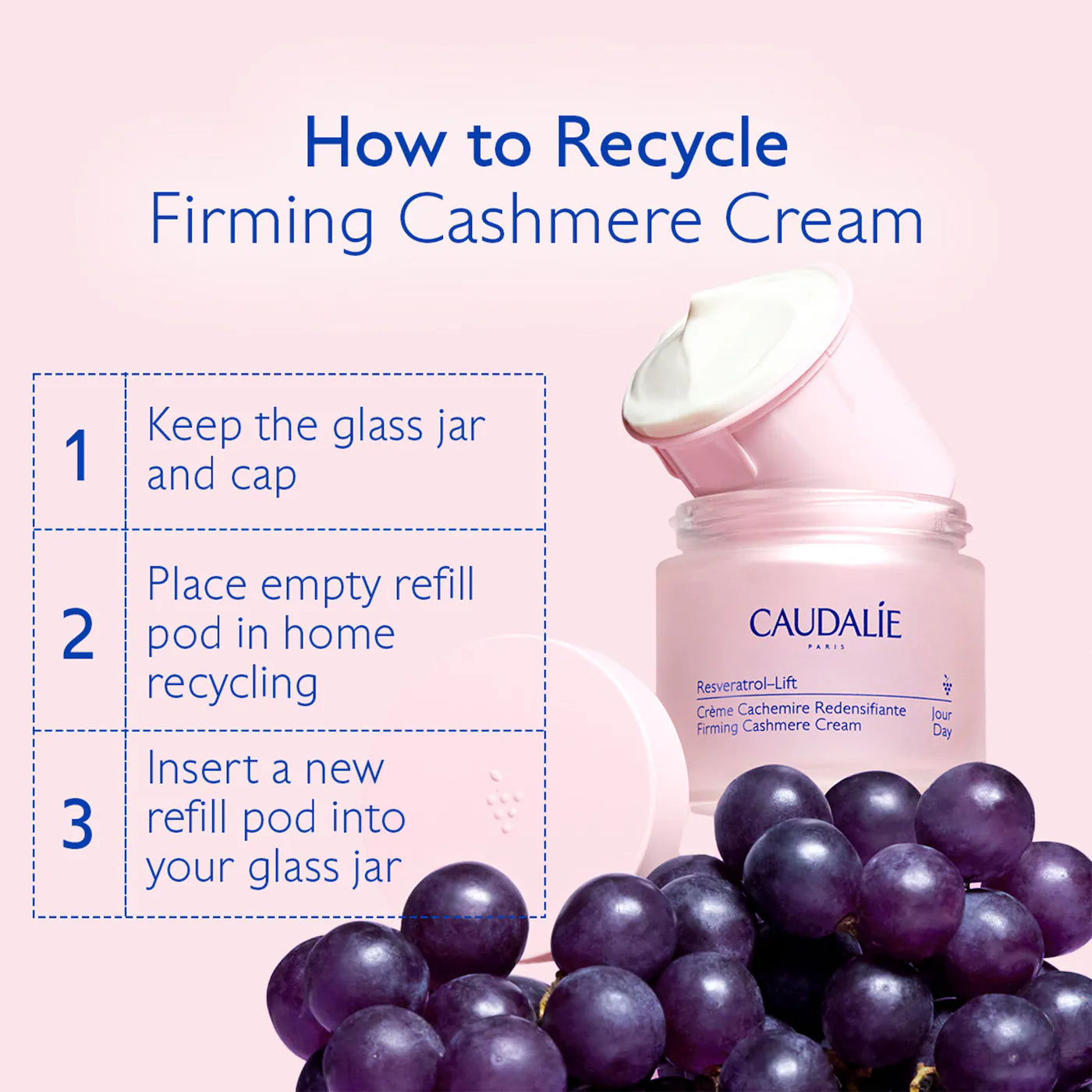 Caudalie Resveratrol Lift Retinol Alternative Firming Cashmere Moisturizer NIB - LAB