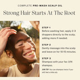 JVN Complete Pre-Wash Scalp & Hair Strengthening Treatment Oil 50ml NIB - LAB