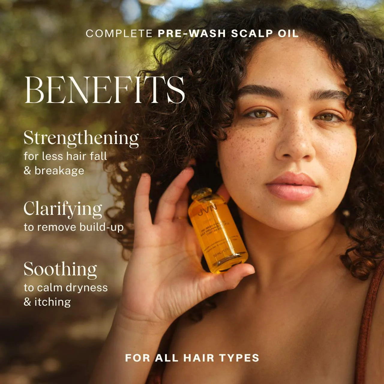 JVN Complete Pre-Wash Scalp & Hair Strengthening Treatment Oil 50ml NIB - LAB