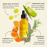 JVN Complete Pre-Wash Scalp & Hair Strengthening Treatment Oil 50ml NIB - LAB