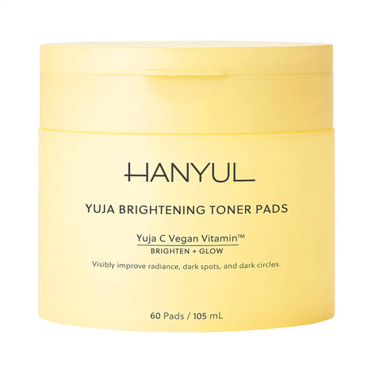 Hanyul Yuja Brightening Toner Pads with Vitamin C and Niacinamide 60 Pads NIB