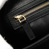 Leather MyRockstud Saddle Shoulder Bag Black - Lab Luxury Resale