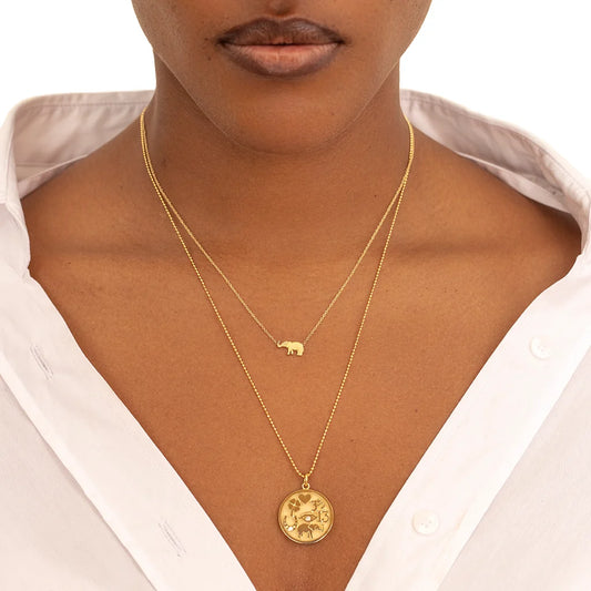 Jennifer Meyer Mini Elephant Necklace NEW
