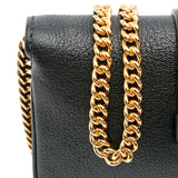 Leather Crystal Embellished Crossbody Black - Lab Luxury Resale