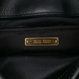 Leather Crystal Embellished Crossbody Black - Lab Luxury Resale