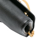 Leather Crystal Embellished Crossbody Black - Lab Luxury Resale