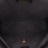 Mini Square Quilted Lambskin Bijoux Logo Chain Flap Black - Lab Luxury Resale