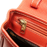 Leather Velazquez Satchel Red - Lab Luxury Resale