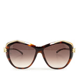 Panthere Wild De Cartier Geometric Sunglasses Brown - Lab Luxury Resale