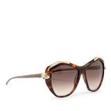 Panthere Wild De Cartier Geometric Sunglasses Brown - Lab Luxury Resale