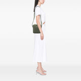 Miu Miu Jersey Logo Crossbody Green