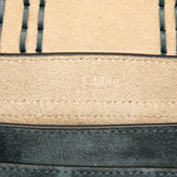 Small Suede Braided Hudson Crossbody Green - Lab Luxury Resale