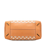 Extra Large Canvas and Cut Out Leather Amazona 75 Brown - Lab Luxury Resale