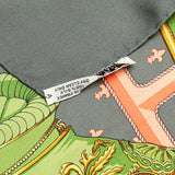 Selles A Housse Silk Scarf Green - Lab Luxury Resale