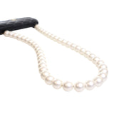 Quilted Lambskin Maxi Pearls Clutch With Chain Black - Lab Luxury Resale