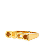 Gold Plated GUCCI Letter Ring Gold - Lab Luxury Resale