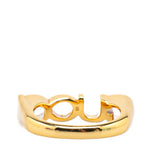 Gold Plated GUCCI Letter Ring Gold - Lab Luxury Resale