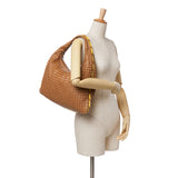 Bottega Veneta Medium Bicolor Trimmed Nappa Intrecciato Veneta Hobo