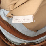 Medium Bicolor Trimmed Nappa Intrecciato Veneta Hobo Brown - Lab Luxury Resale