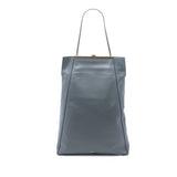Smooth Calfskin Clasp Cabas Tote Gray - Lab Luxury Resale