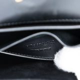 Small Leather Monogram Kaia Crossbody Black - Lab Luxury Resale