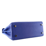 Togo Kelly II Retourne 25 Blue - Lab Luxury Resale