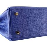 Togo Kelly II Retourne 25 Blue - Lab Luxury Resale