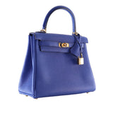 Togo Kelly II Retourne 25 Blue - Lab Luxury Resale