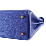 Togo Kelly II Retourne 25 Blue - Lab Luxury Resale