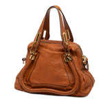 Small Leather Paraty Satchel Brown - Lab Luxury Resale