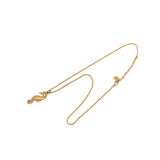 Gold Plated Seahorse Pendant Necklace Gold - Lab Luxury Resale