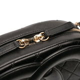 CC Quilted Lambskin Coco Midnight Camera Bag Black - Lab Luxury Resale