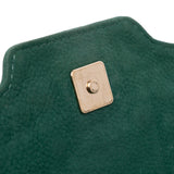 Metallic Calfskin Crossbody Green - Lab Luxury Resale