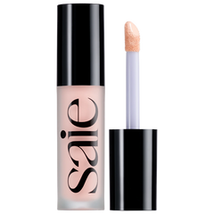 Saie Slip Tint Radiant All-Over Concealer in multiple shades, displayed in packaging, ideal for natural beauty and skin tone blending.