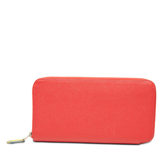 Epsom Azap Silk In Long Walllet Red - Lab Luxury Resale