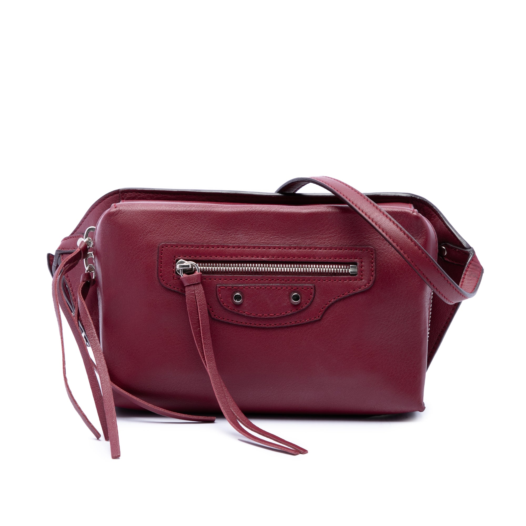 Calfskin Papier Belt Bag Red - Lab Luxury Resale