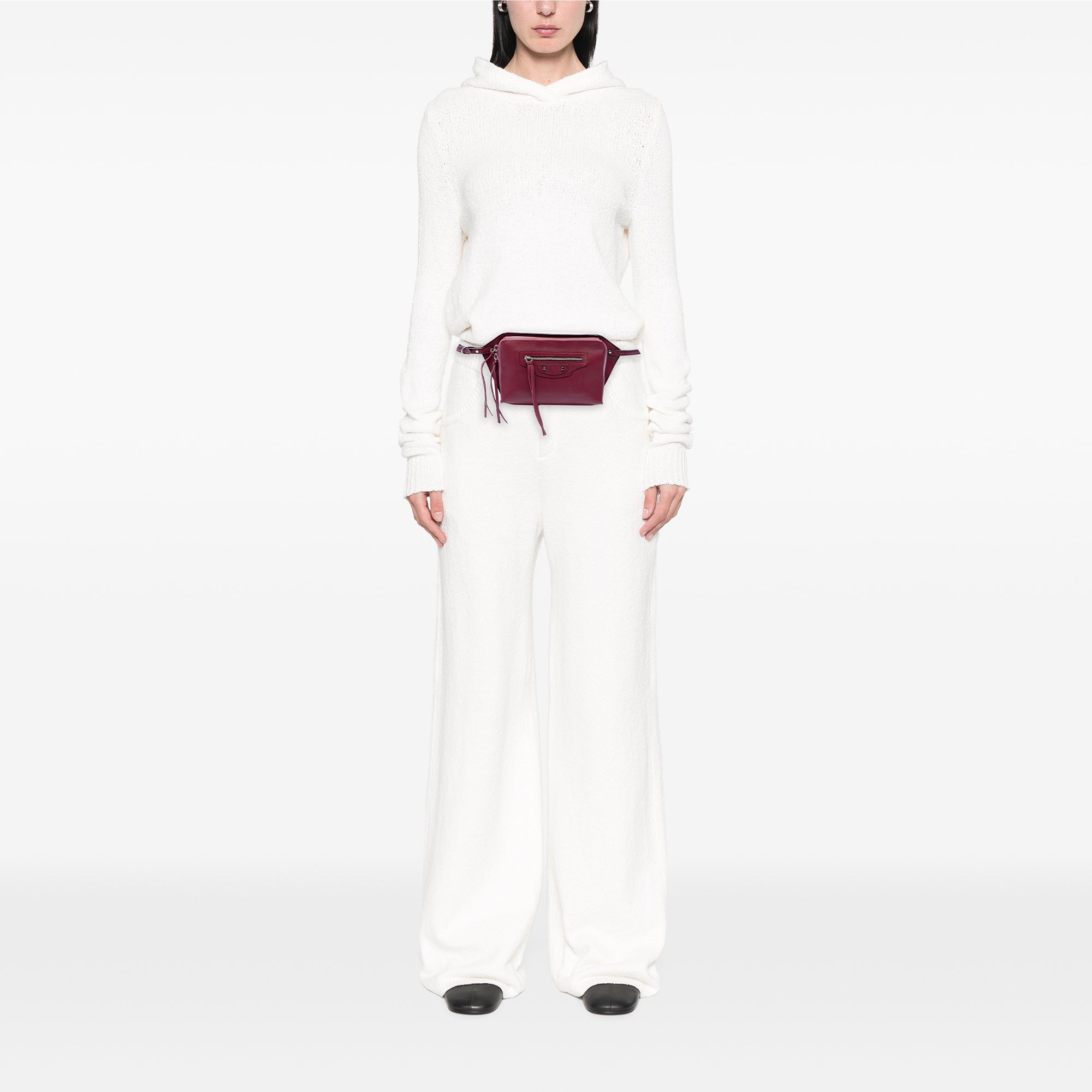 Calfskin Papier Belt Bag Red - Lab Luxury Resale