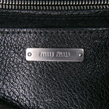 Goatskin Madras Soft Calf Crystal Embellished Crossbody Black - Lab Luxury Resale