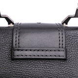 Goatskin Madras Soft Calf Crystal Embellished Crossbody Black - Lab Luxury Resale