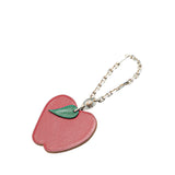 Leather Apple Bag Charm Red - Lab Luxury Resale