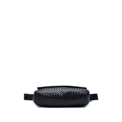 Nappa Intrecciato Messenger Bag Black - Lab Luxury Resale