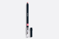 Dior Rouge Dior Contour No-Transfer Lip Liner Pencil in sleek black packaging, displayed on a neutral background.