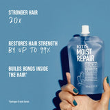 KMS Moist repair Intense Restore Treatment Pouch 100ml - LAB